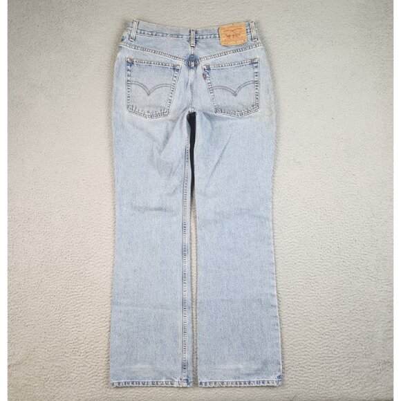Vintage Levi's 517 Jeans Women's Jr's 11 Slim Boot Cut Mid Rise Denim Y2K Pants - Picture 2 of 16
